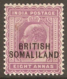 Somaliland Protectorate 1903 8a Purple. SG30.